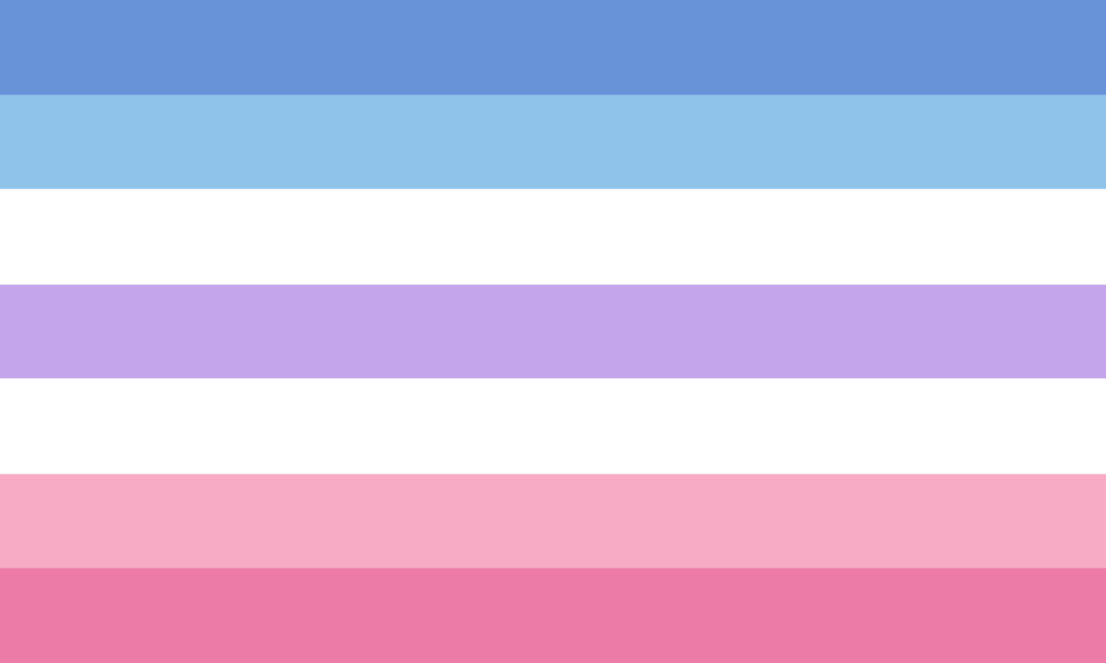 Bigender pride flag