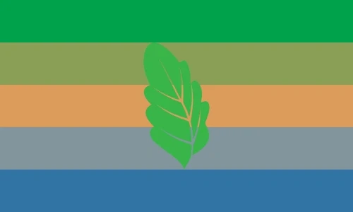 Biogender pride flag