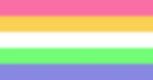 Blurgender pride flag