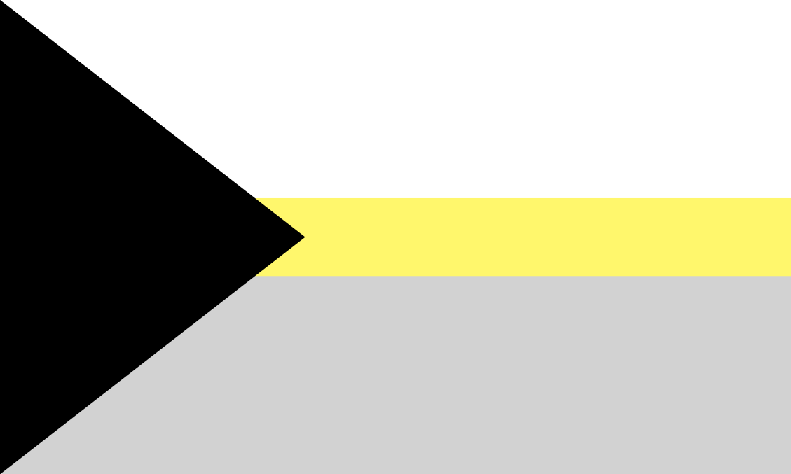 Demiplatonic pride flag